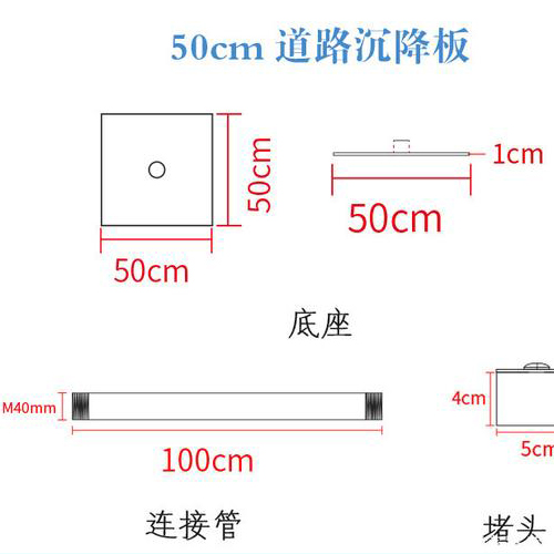 黄石沉降板规格型号如何选择？